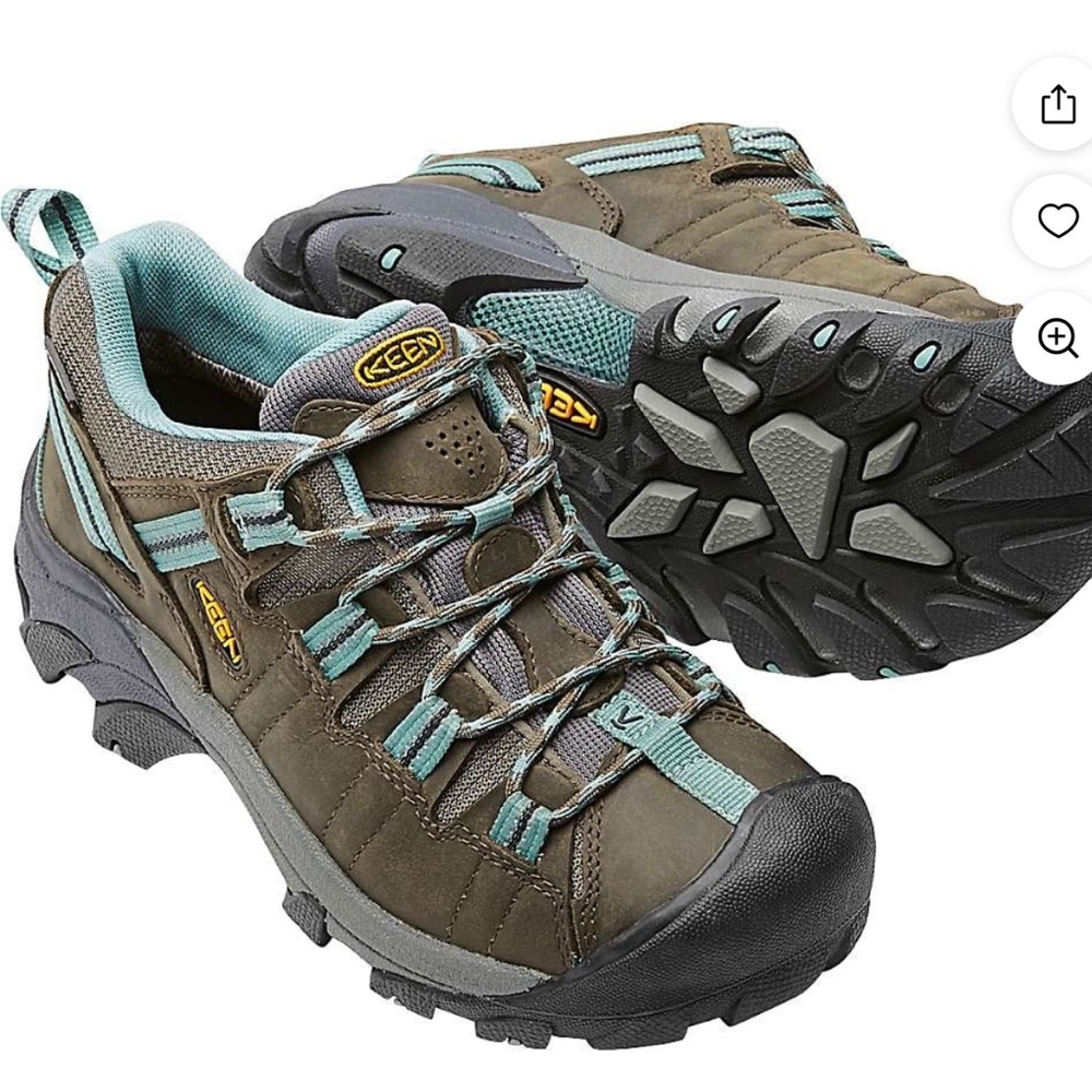 KEEN Women's Athletic Shoes - Brown and Teal